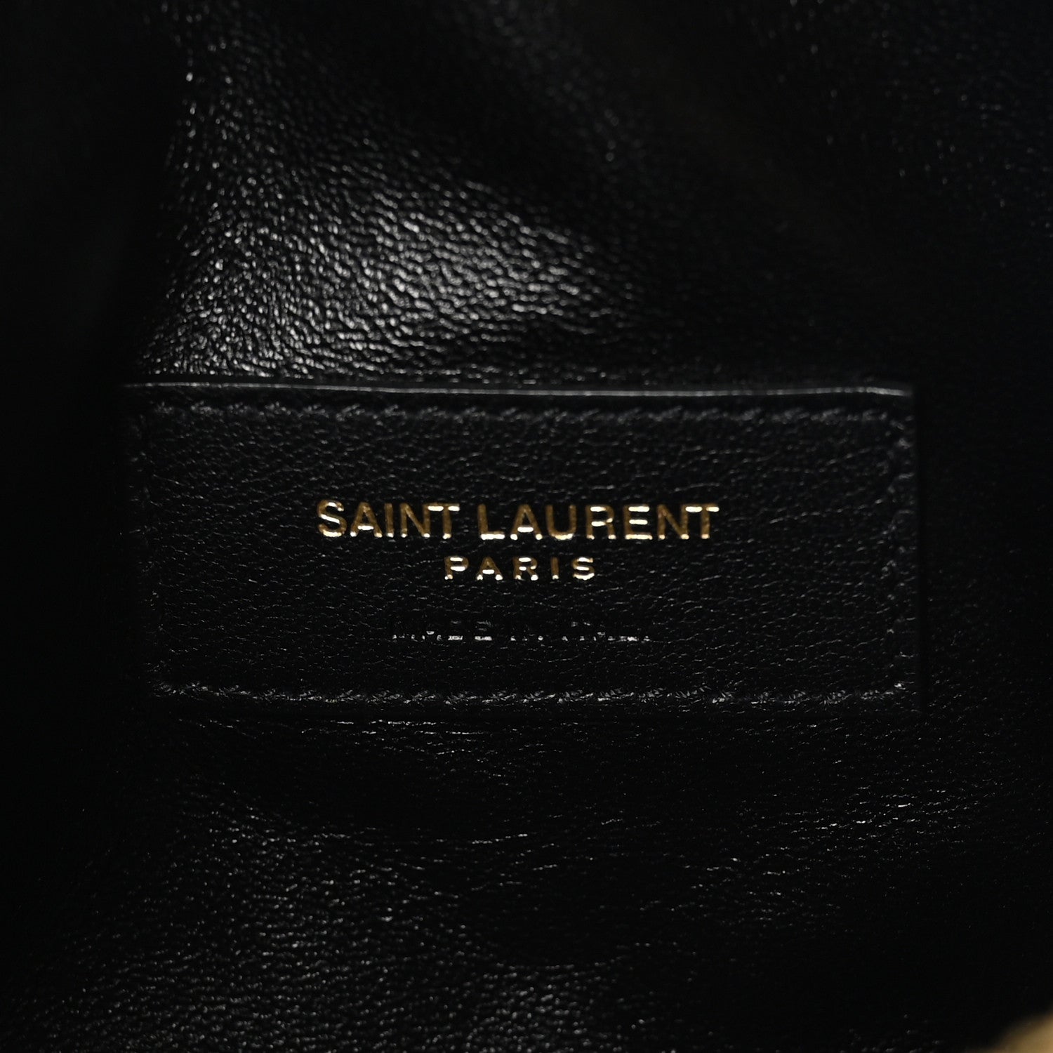 Saint Laurent Lambskin Quilted Gaby Zipped Pouch Crema Soft 6 of 11