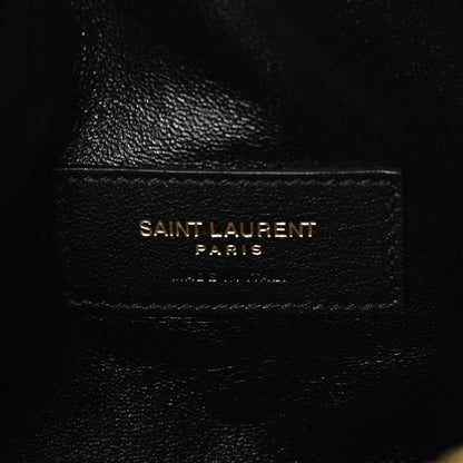 Saint Laurent Lambskin Quilted Gaby Zipped Pouch Crema Soft 6 of 11