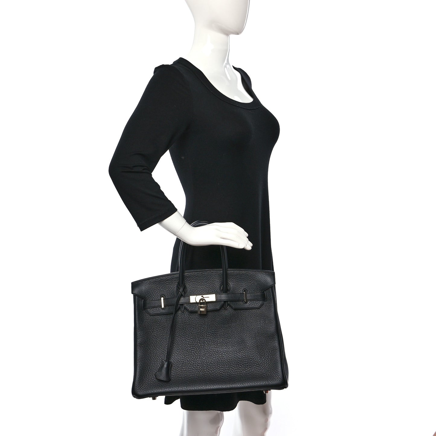 Taurillon Clemence Birkin 35 Black