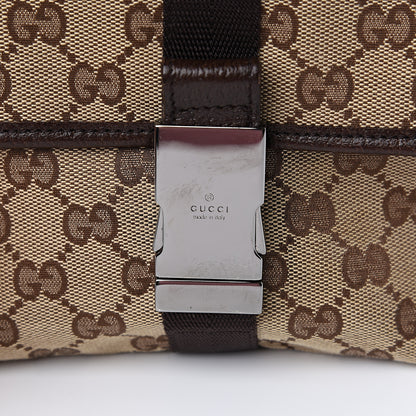 Gucci Monogram Waist Pouch Bag Dark Brown 9 of 9