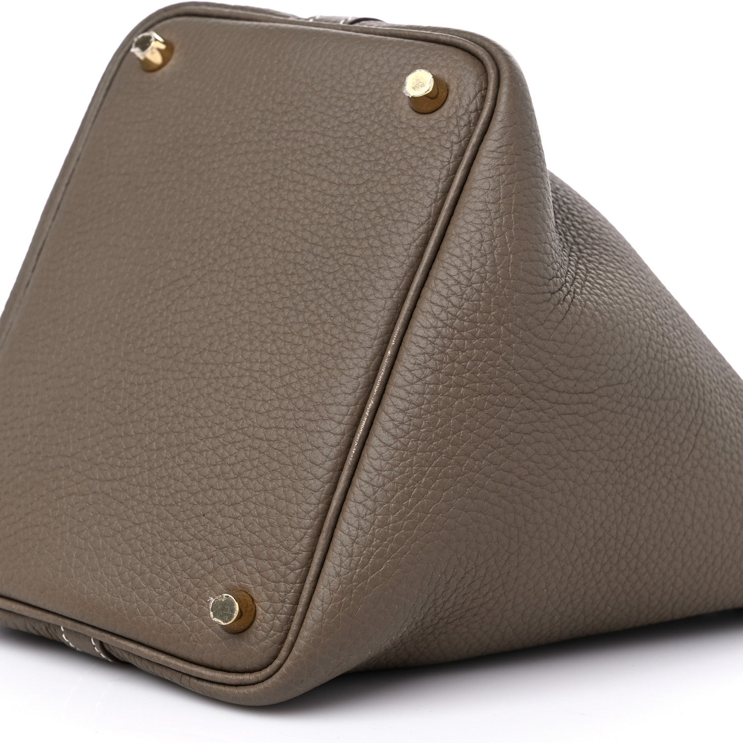 Hermes Taurillon Clemence Picotin Lock 18 PM Etoupe 8 of 9