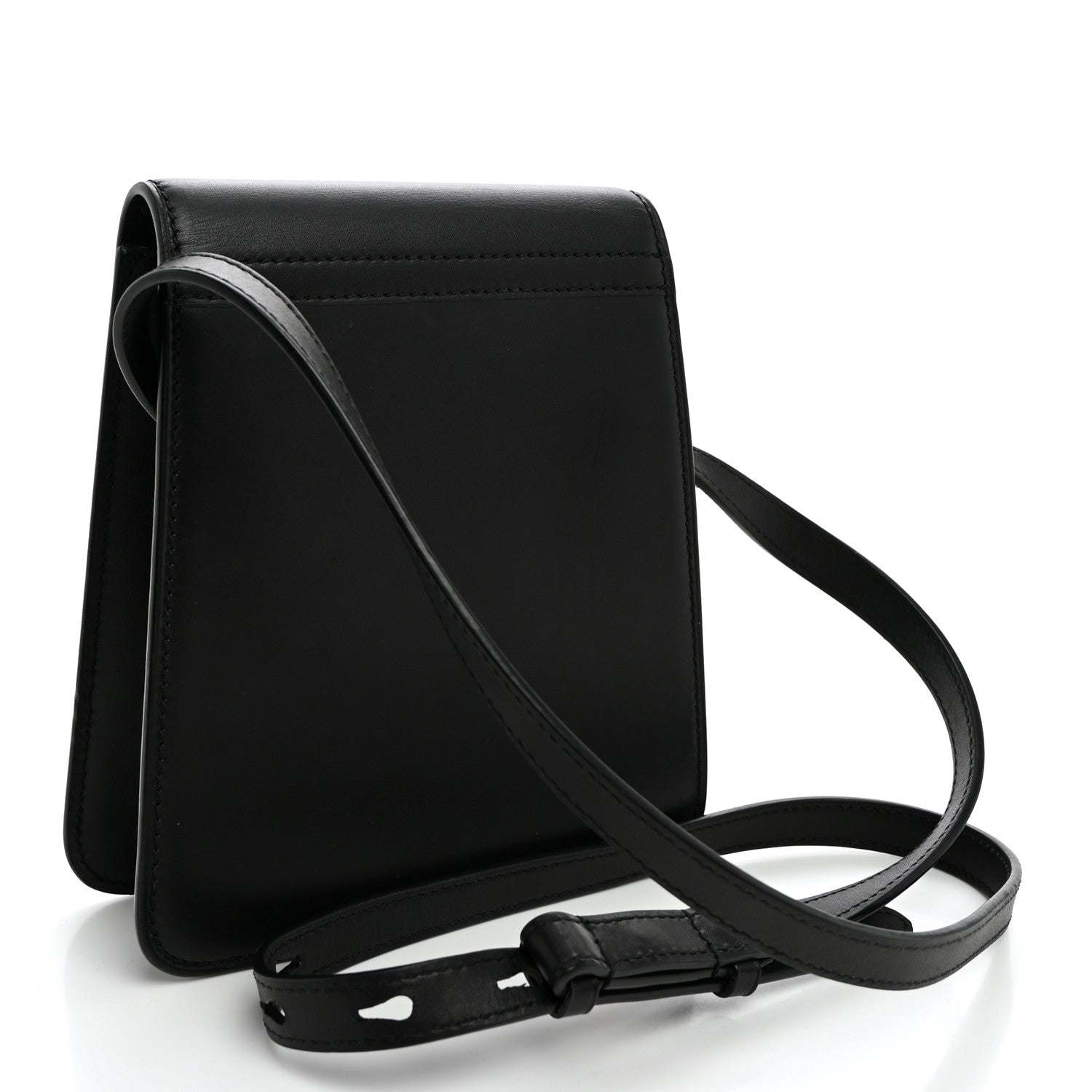 Saint Laurent Smooth Calfskin North South Kaia Satchel Black 3 of 10