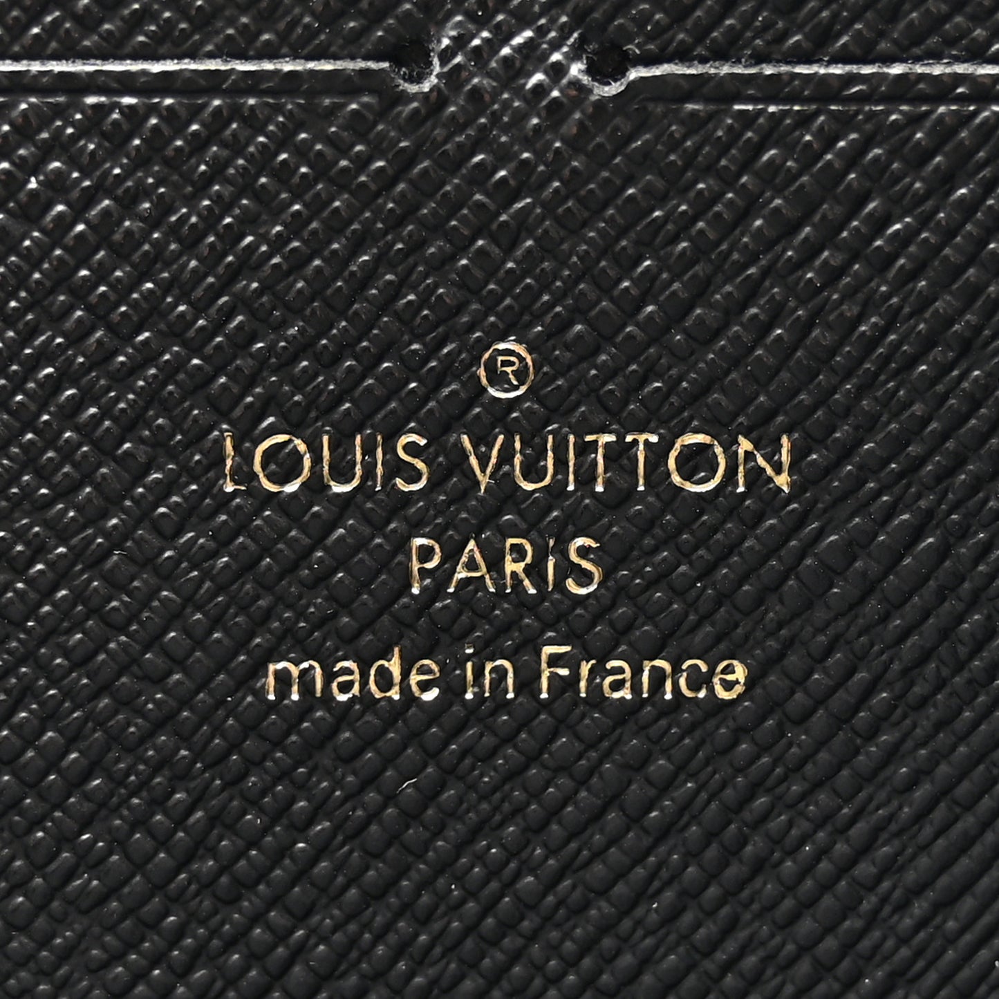 Calfskin Colored Monogram Zippy Wallet Blue Black