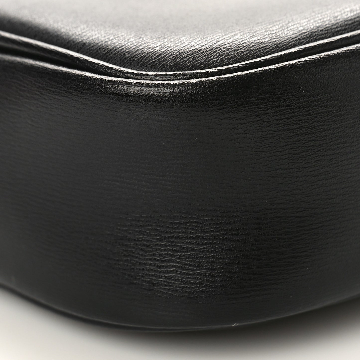Calfskin Gancini Camera Crossbody Bag Black