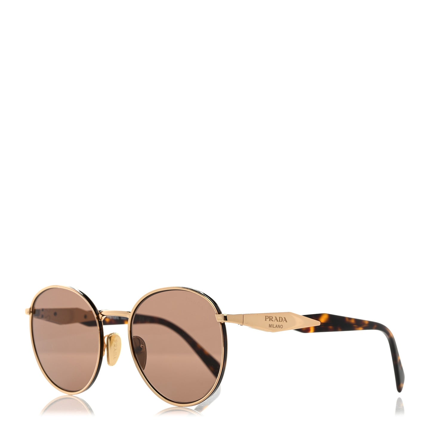 Metal Sunglasses SPR56Z Tortoise Gold