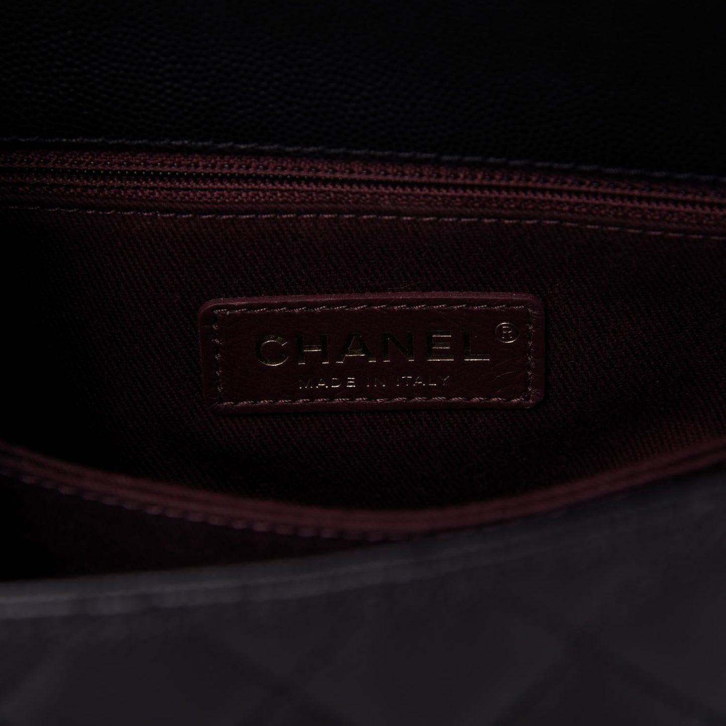 Caviar Quilted Mini Coco Handle Flap Black
