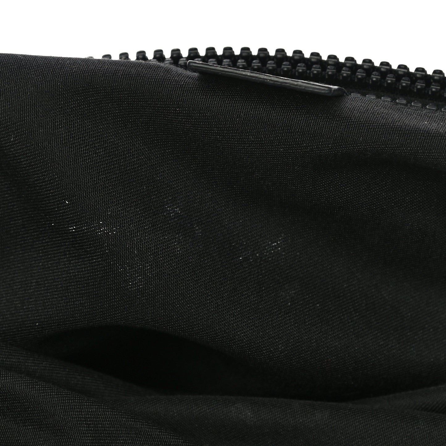 Nylon Monogram Small Flat Messenger Bag Black