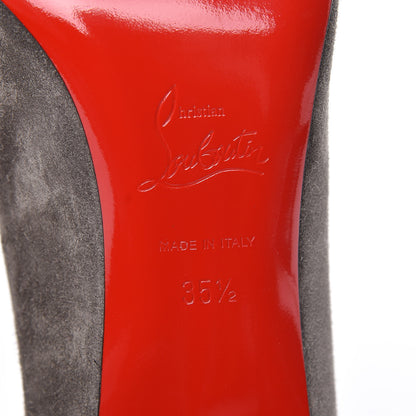 Christian Louboutin Veau Velours Decoltish 85 Pumps 35.5 Roche 7 of 14
