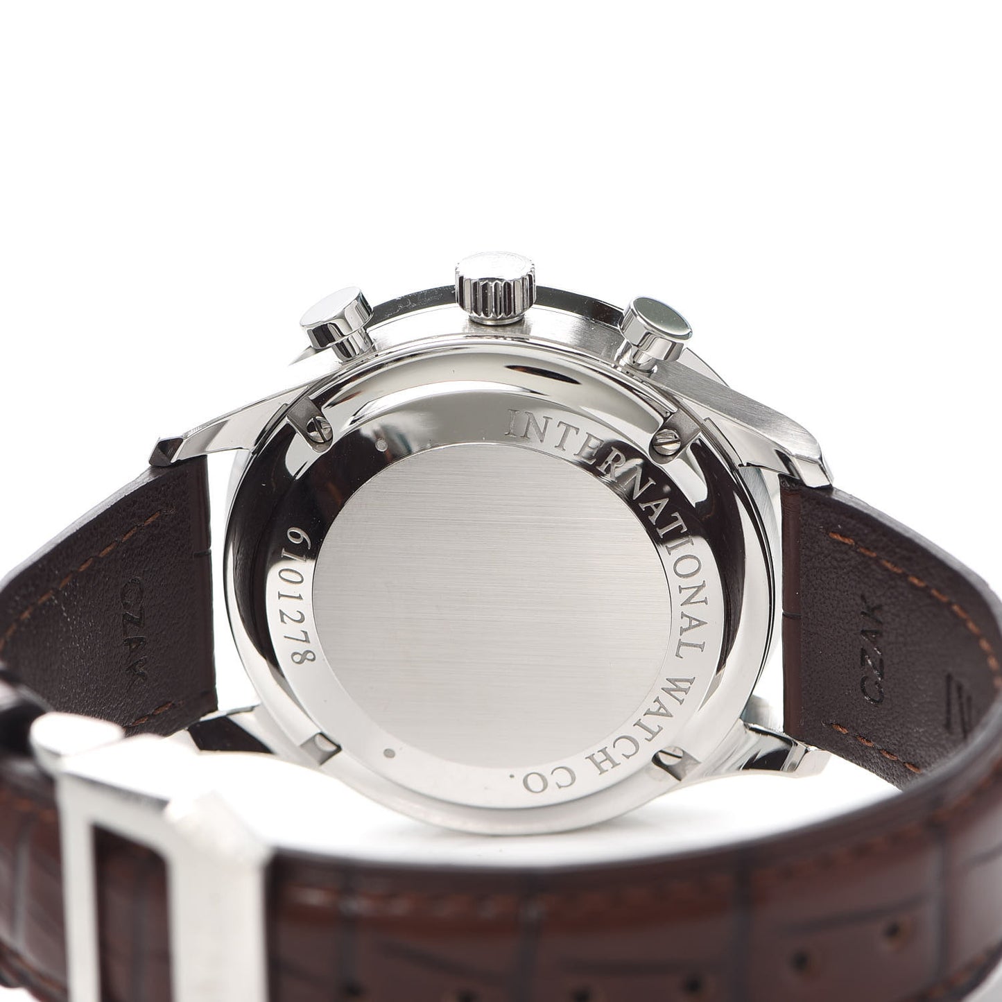 Stainless Steel Alligator 40.9mm Portugieser Chronograph Automatic Watch IW371445
