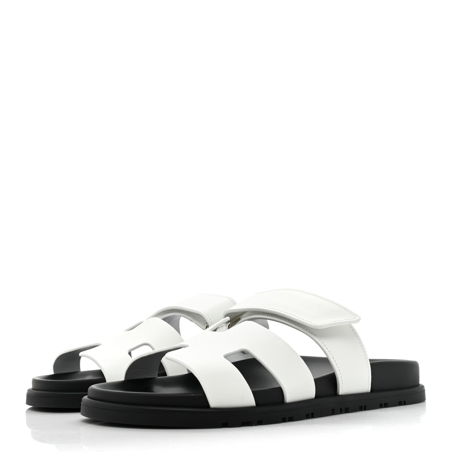 Calfskin Womens Chypre Sandals 37.5 White