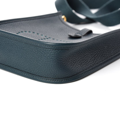 Hermes Taurillon Clemence Evelyne TPM Vert Cypress 6 of 10