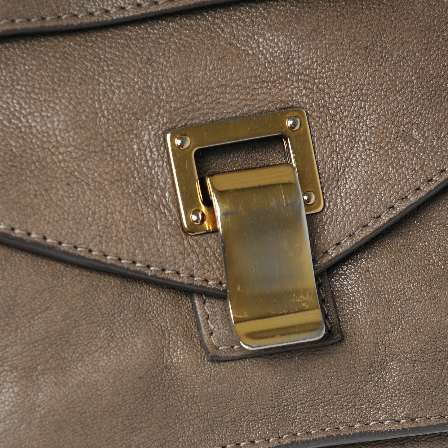 Lambskin Medium PS1 Satchel Smoke