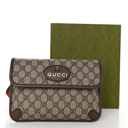 Gucci GG Supreme Monogram Neo Vintage Web Belt Bag Brown 11 of 11