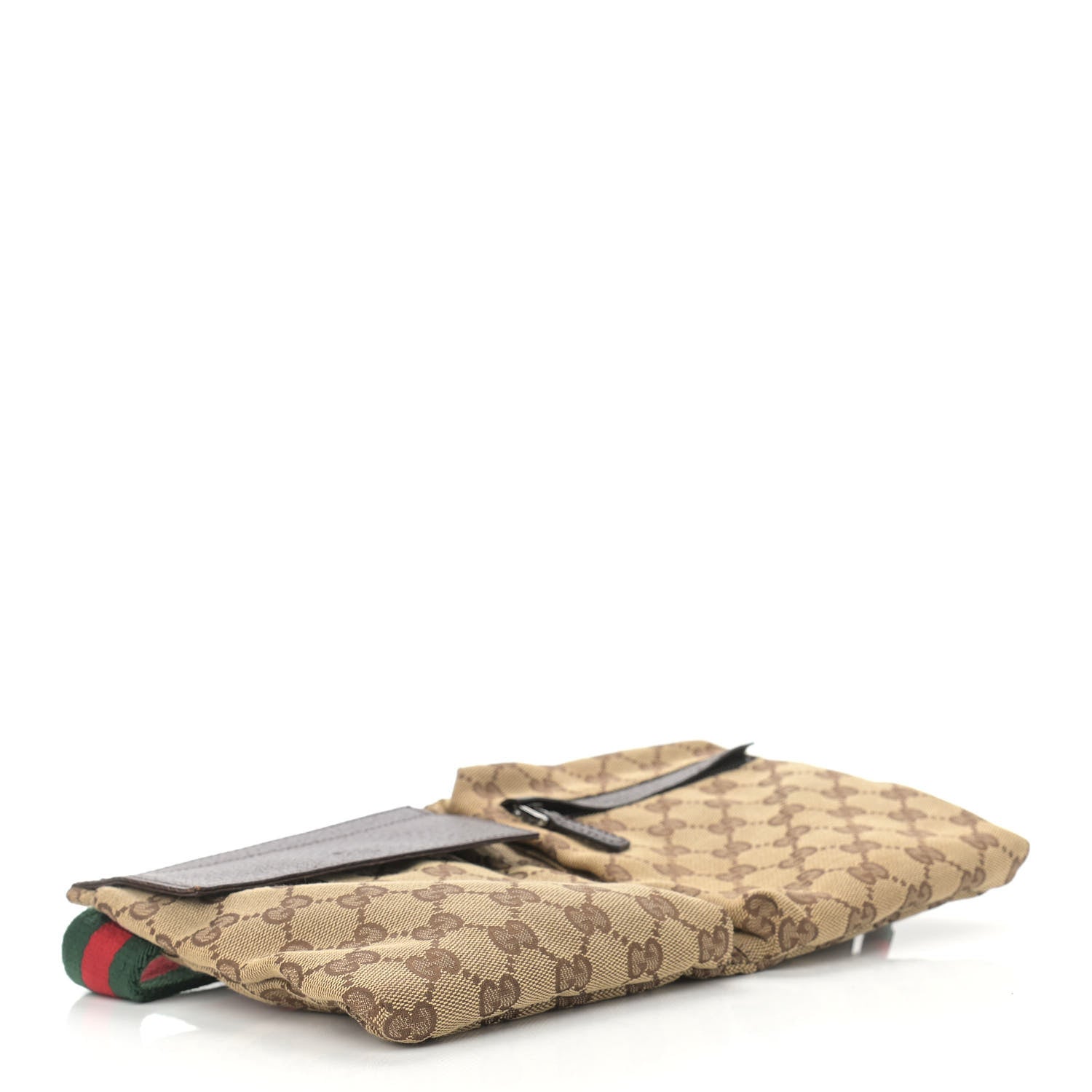 Gucci Monogram Web Belt Bag Dark Brown 4 of 11