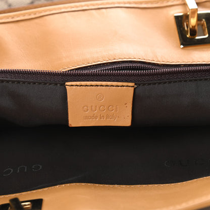 Gucci Monogram Large Bucket Tote Brown 6 of 11
