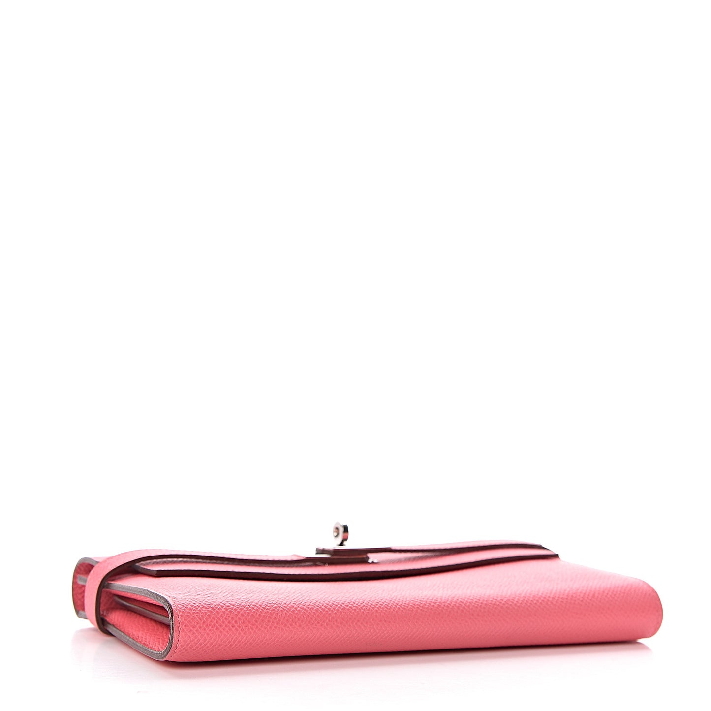 Epsom Kelly Longue Wallet Rose Azalee