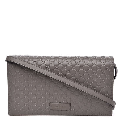 Gucci Soft Microguccissima Crossbody Wallet Loess 1 of 9