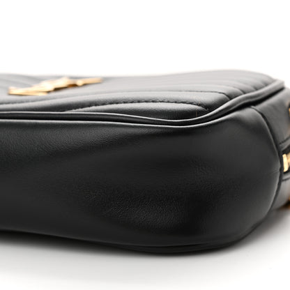 Saint Laurent Calfskin Matelasse Monogram Mini Lou Camera Bag Black 10 of 12