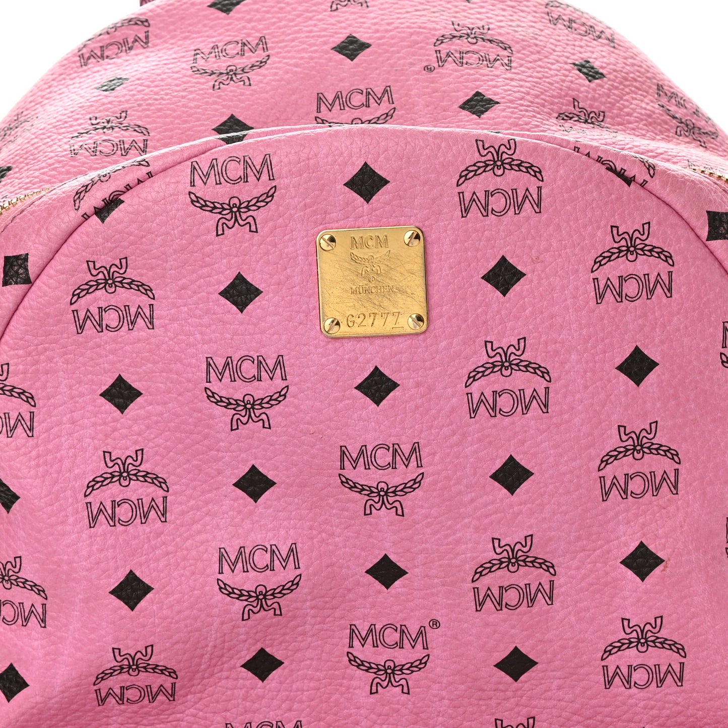 Visetos Medium Side Studs Stark Backpack Pink