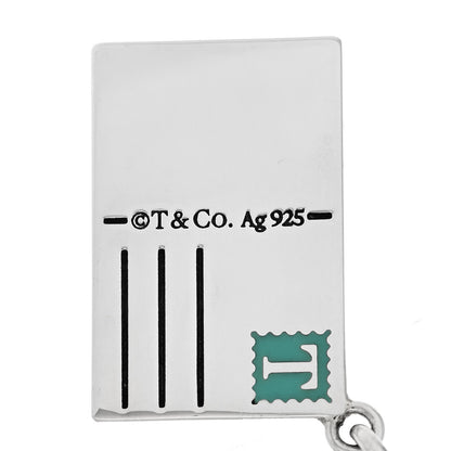 Tiffany Sterling Silver Enamel Australia Postcard Charm Blue 4 of 5