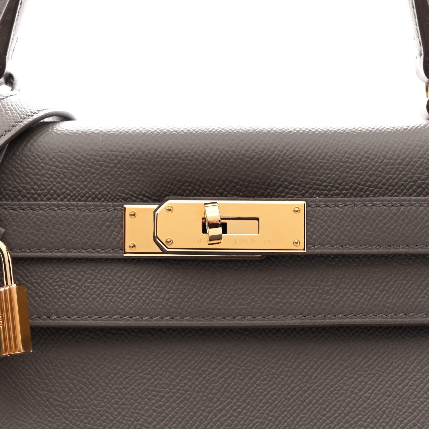 Hermes Epsom Kelly Sellier 28 Etain 8 of 13