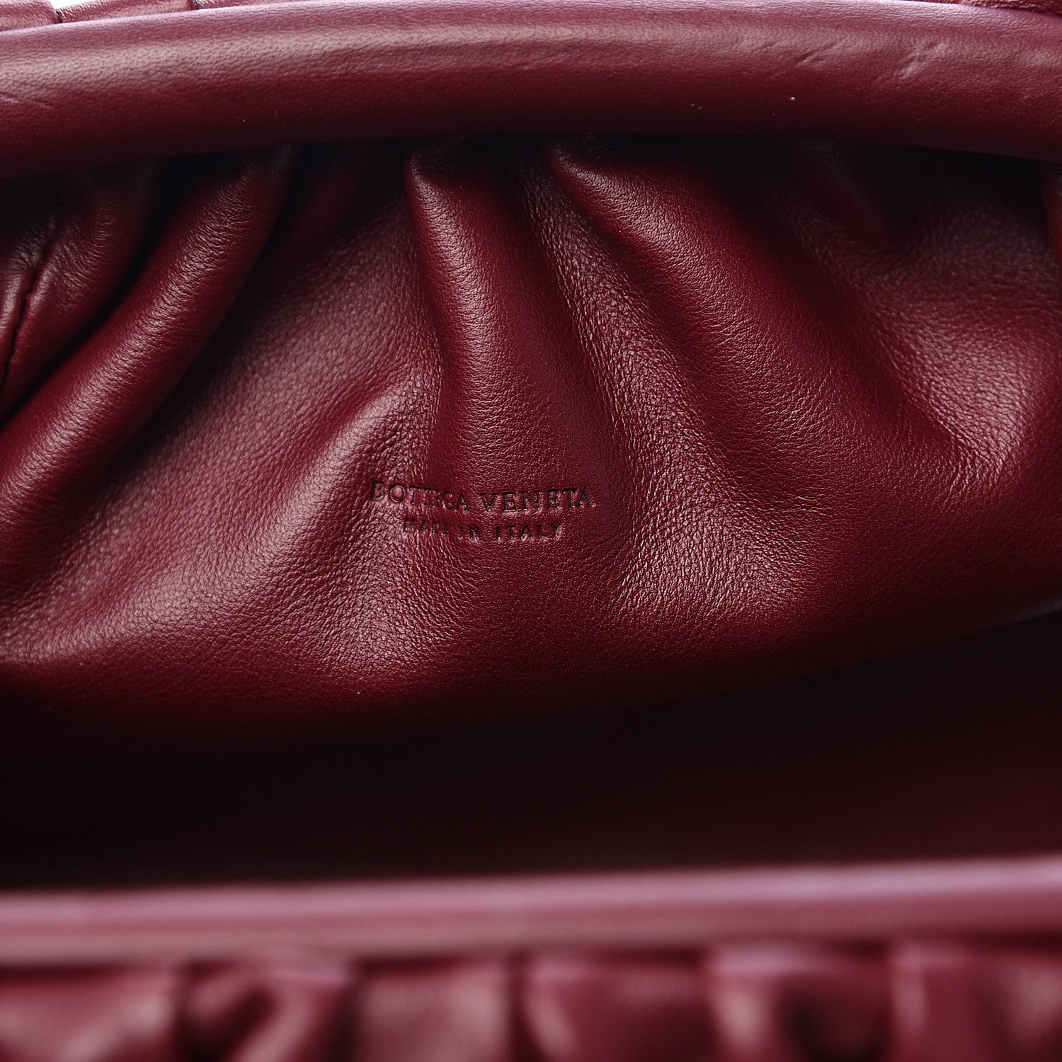 Bottega Veneta Butter Calfskin The Mini Pouch Bordeaux 5 of 9