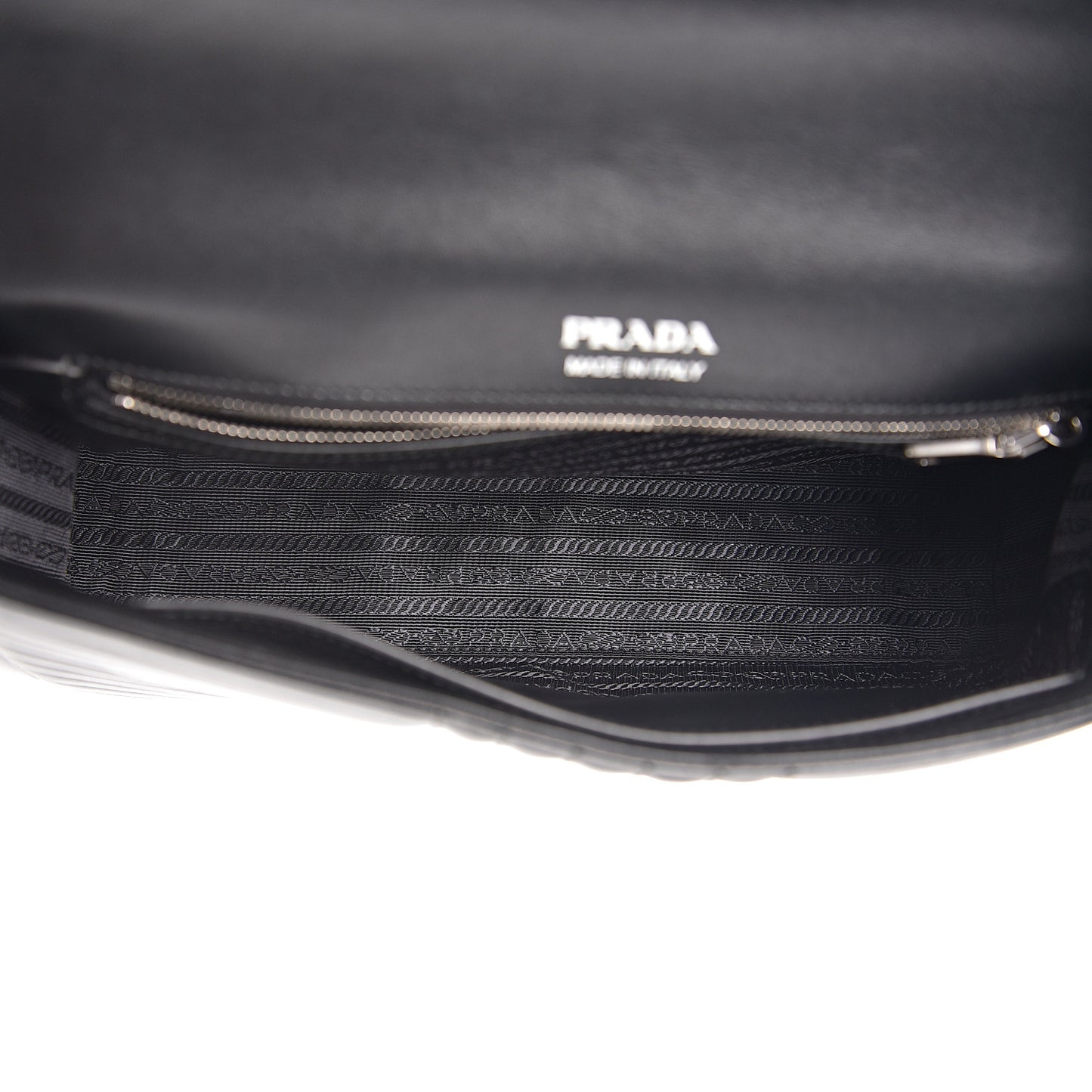 Soft Calfskin Impunture Diagramme Medium Chain Flap Shoulder Bag Black