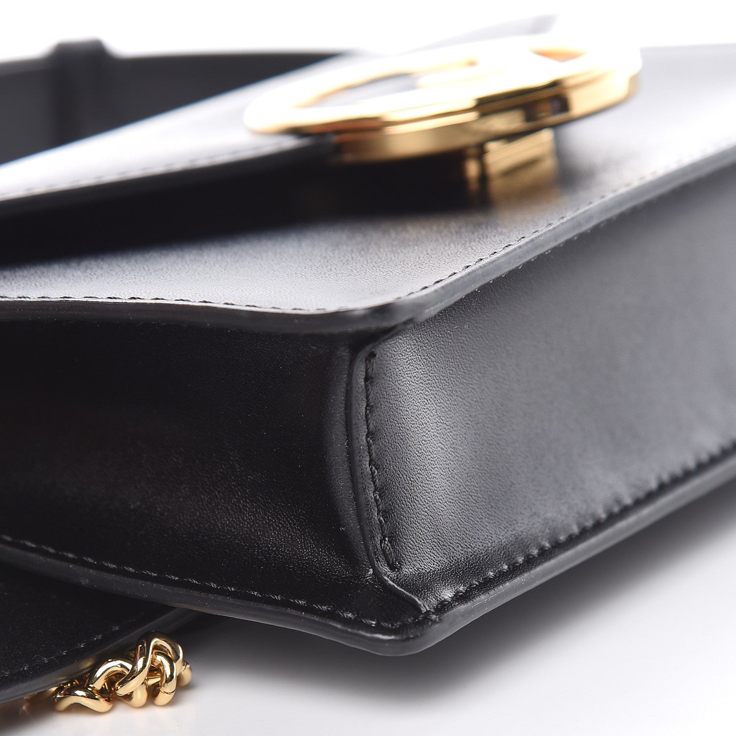 Fendi Vitello Liberty Lucido F is Fendi Envelope Belt Bag Black 10 of 11