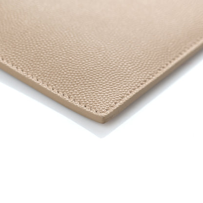 Saint Laurent Grain De Poudre Uptown Pouch Dark Beige 7 of 8