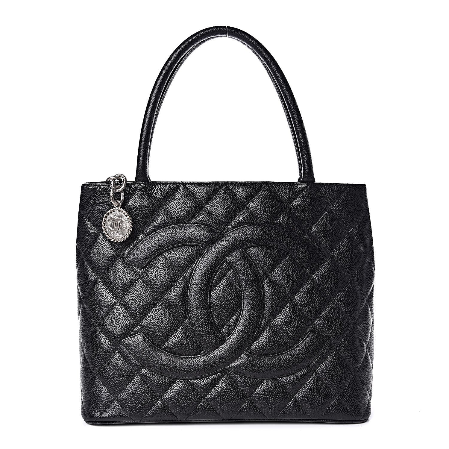 Chanel Caviar Quilted Medallion Tote Black 1 of 11