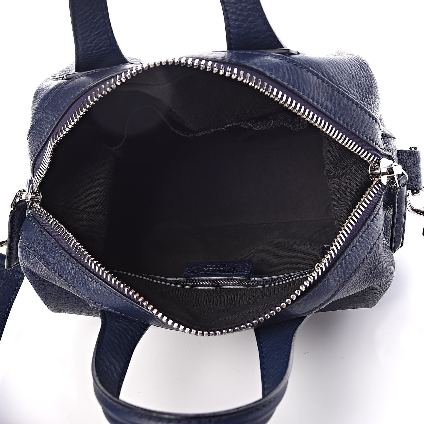 Pebbled Calfskin Small Nightingale Navy
