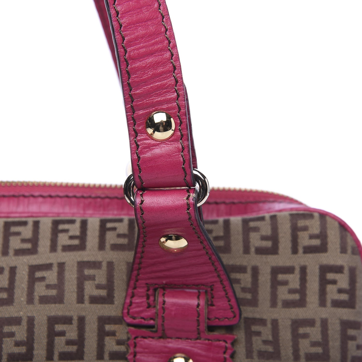 Fendi Zucchino Boston Pink 12 of 12