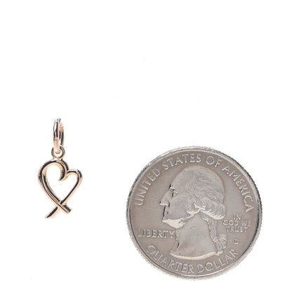 Tiffany 18K Rose Gold Paloma Picasso Loving Hearts Charm 3 of 3