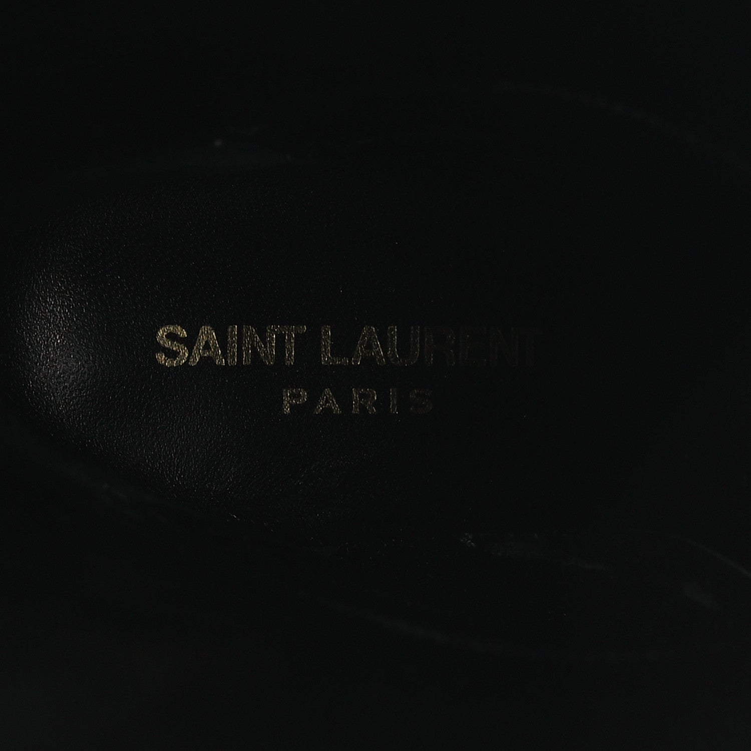 Saint Laurent Vitello Marilyn Nina 95 Knee High Boots 38.5 Black 9 of 11