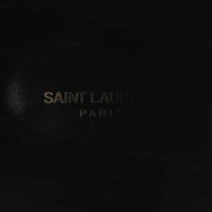Saint Laurent Vitello Marilyn Nina 95 Knee High Boots 38.5 Black 9 of 11