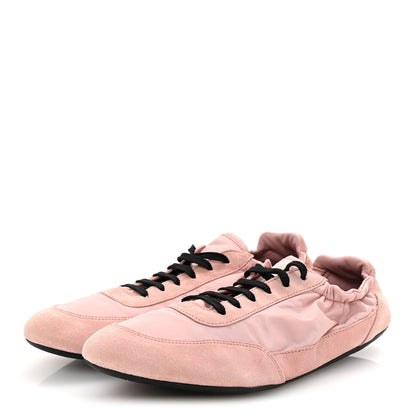 Prada Re-Nylon Suede Collapse Sneakers 40 Pink 4 of 9