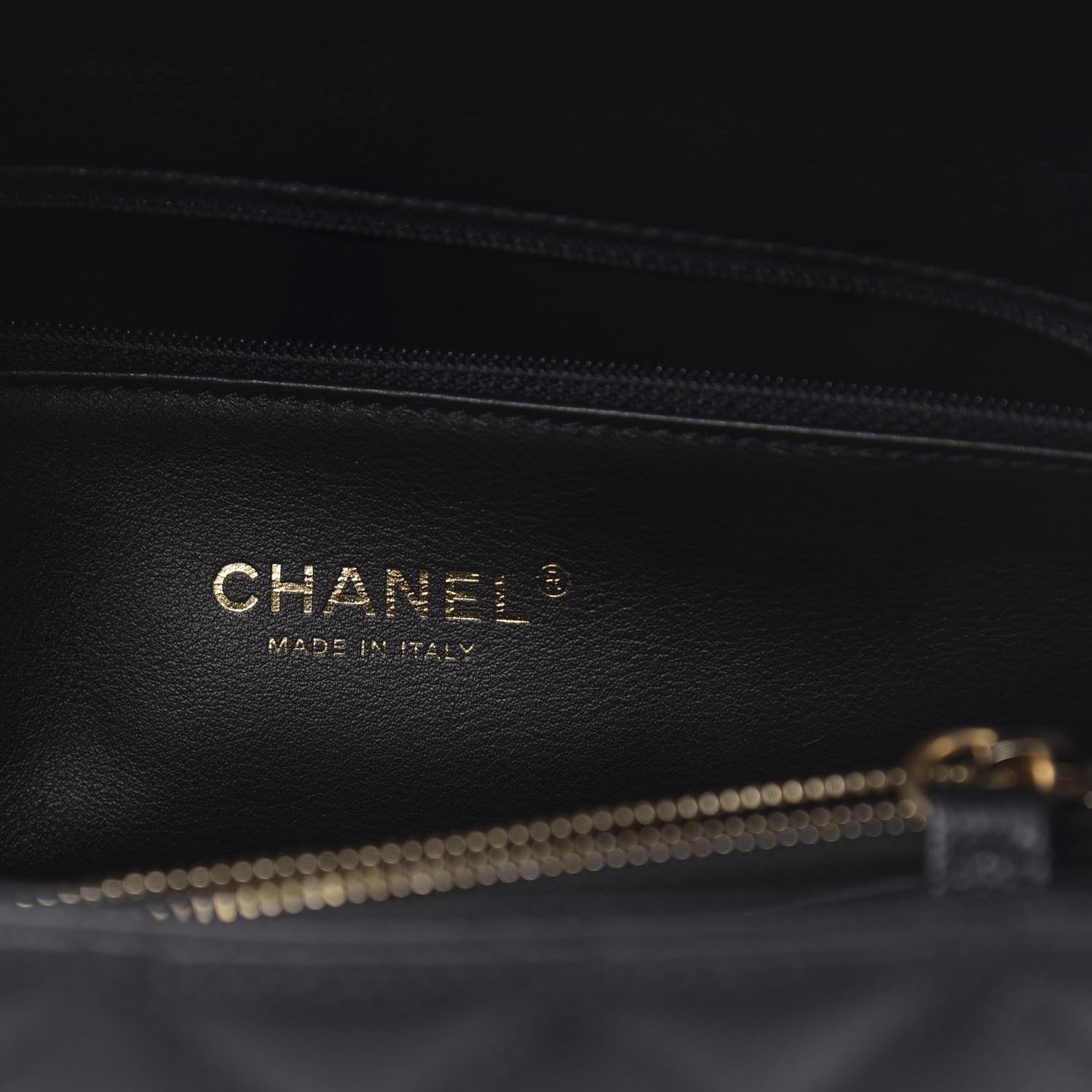 Chanel Caviar Lizard Embossed Quilted Small Coco Handle Flap Black 6 of 11
