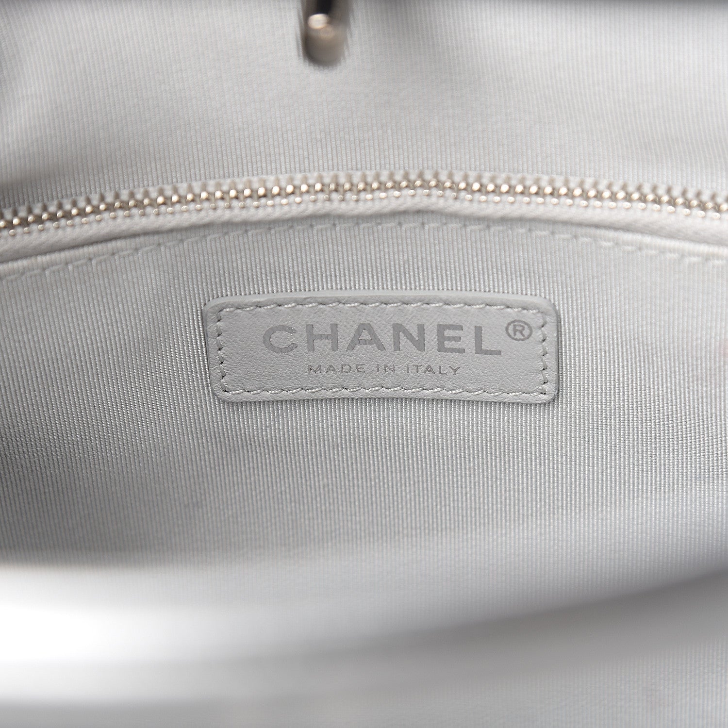 Chanel Metallic Crumpled Calfskin Small 31 Shopping Bag Silver 5 of 10