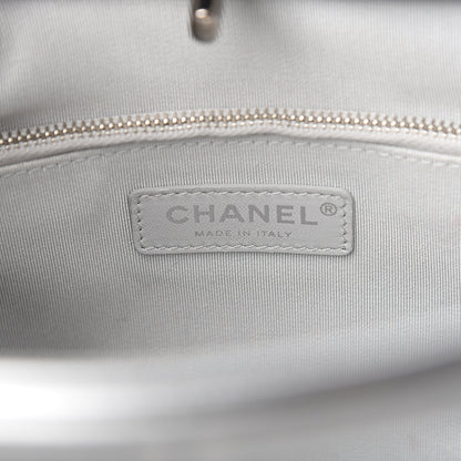 Chanel Metallic Crumpled Calfskin Small 31 Shopping Bag Silver 5 of 10