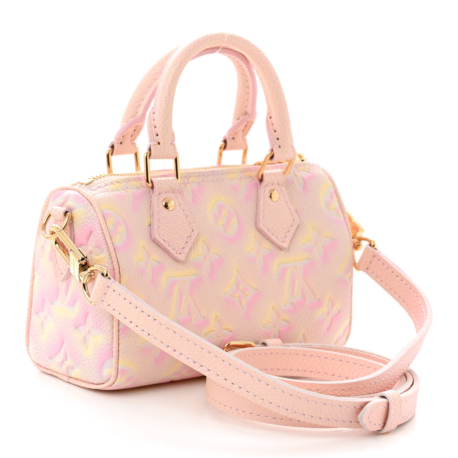 Louis Vuitton Empreinte Monogram Summer Stardust Nano Speedy Pink 3 of 9