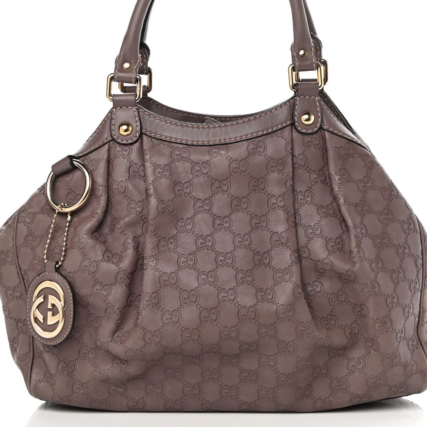 Guccissima Signature Medium Sukey Tote Old Mauve