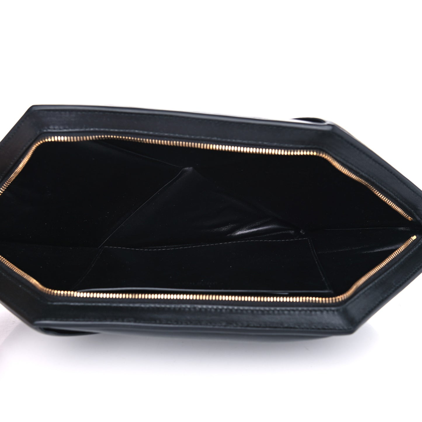 Nappa Maxi Intrecciato Pouch Clutch Black