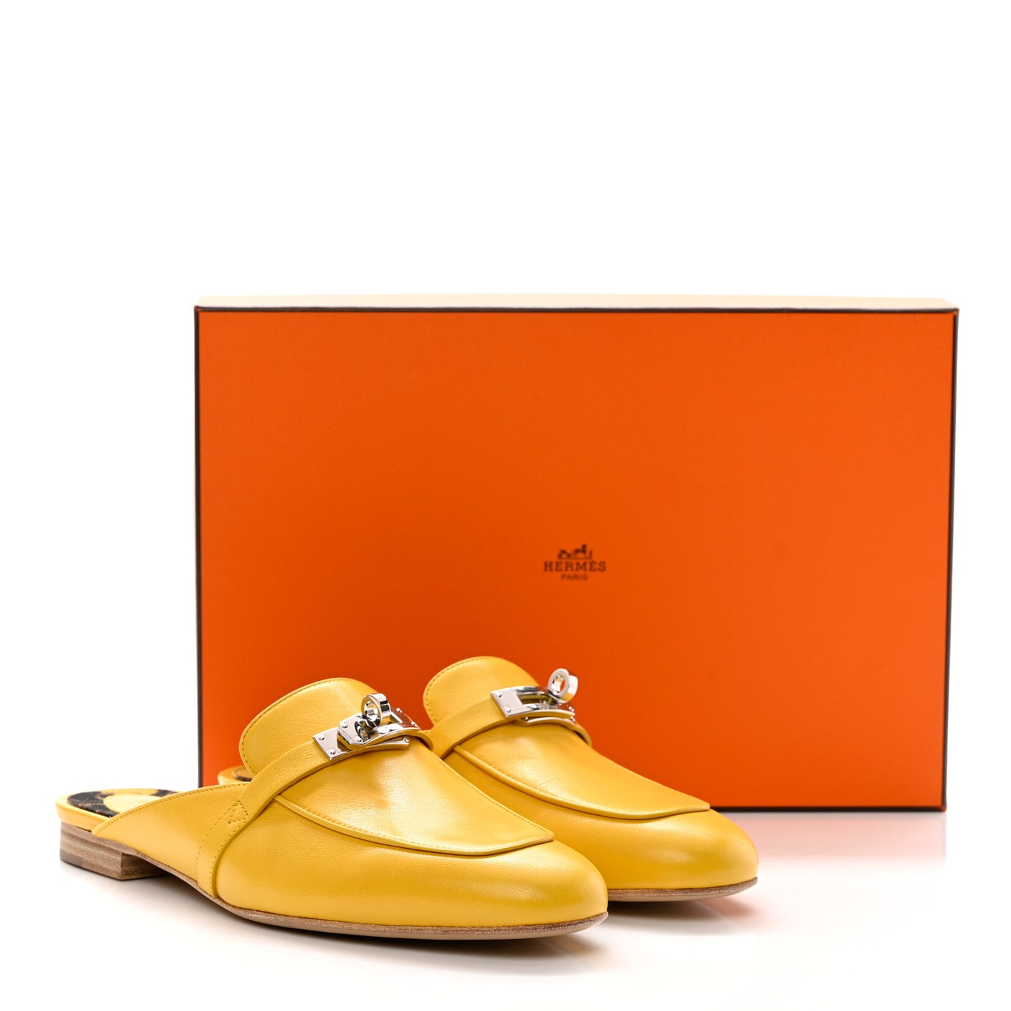 Goatskin Oz Mules 39 Jaune Sable