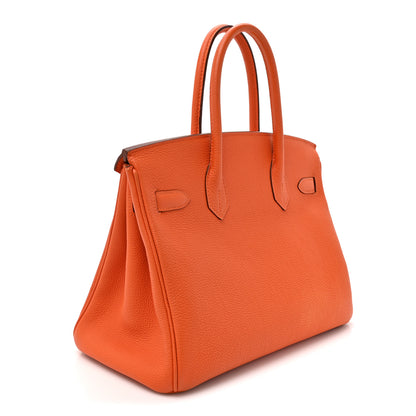 Hermes Togo BIRKIN 30 Orange 3 of 16