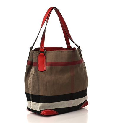 Burberry Canvas Mega Check Medium Maidstone Red 8 of 9