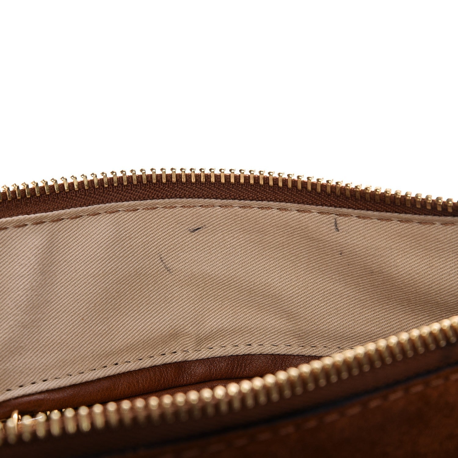 Chloe Suede Calfskin Braided Medium Marcie Satchel Caramel 9 of 12
