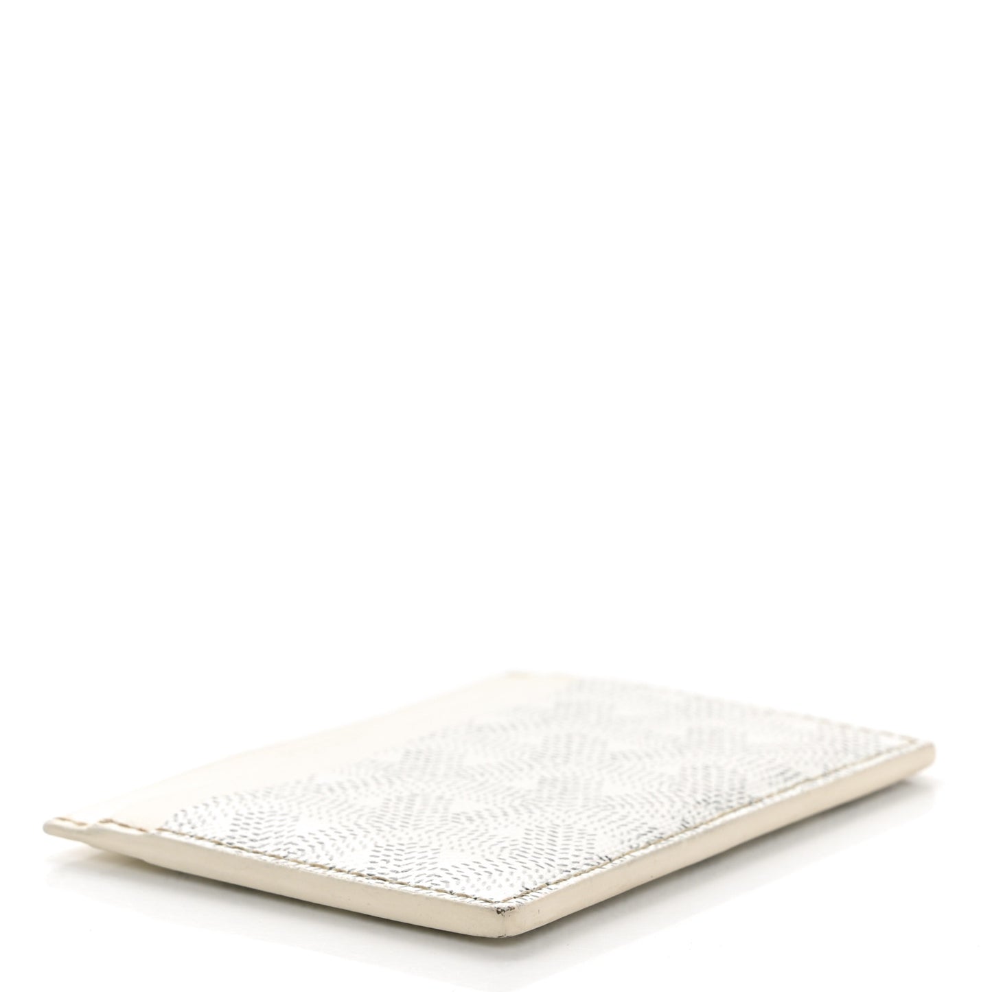 Goyardine Saint Sulpice Card Holder White