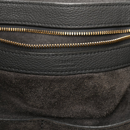 Celine Soft Grained Calfskin Medium Belt Cabas Phantom Grey 6 of 15