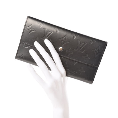 Louis Vuitton Mat Monogram Porte Tresor International Wallet Gris 2 of 8