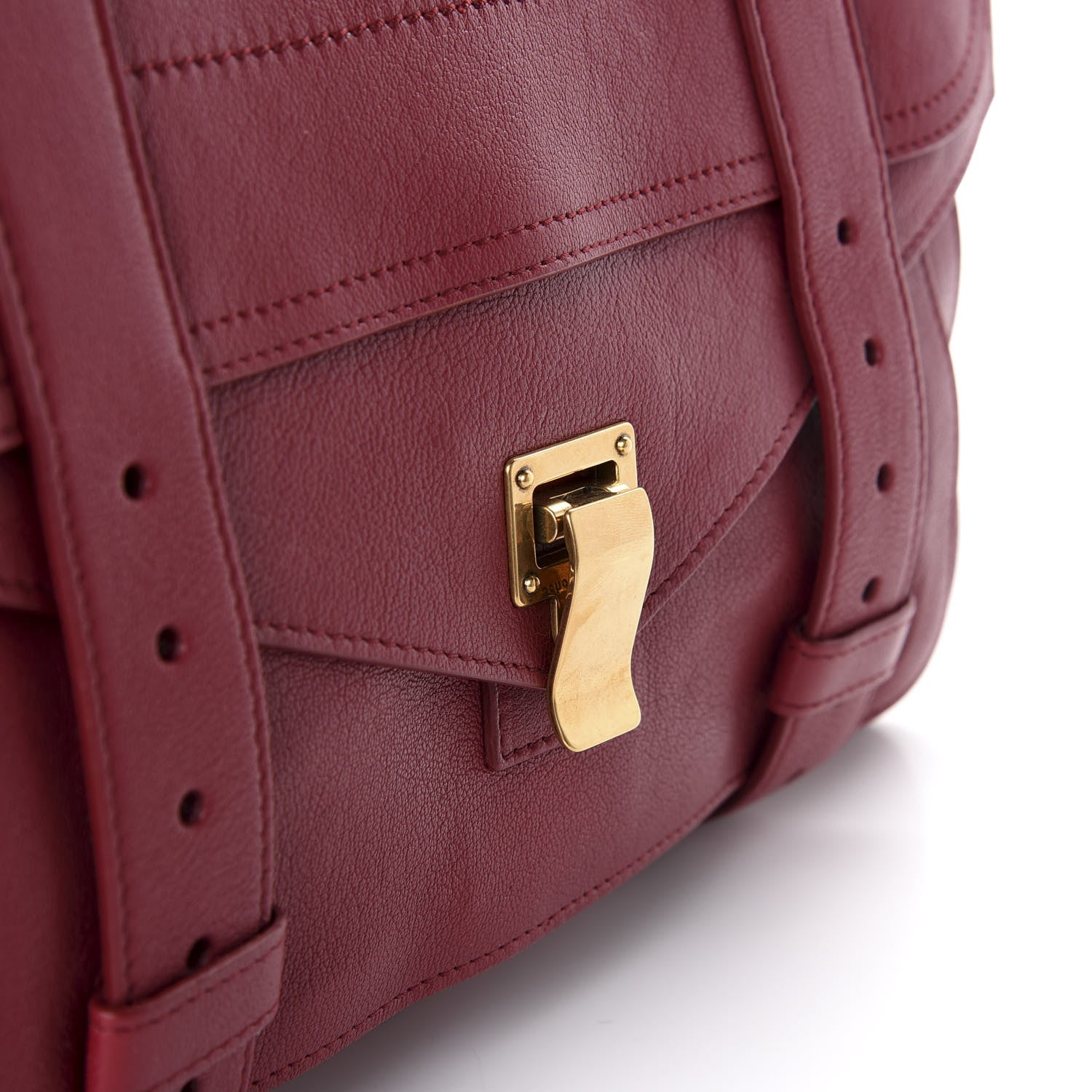 Proenza Schouler Lambskin Medium PS1 Satchel Chianti 12 of 12